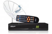 Antena Parabólica 1,7m Lnbf monoponto c/ Receptor Elsys 2.0